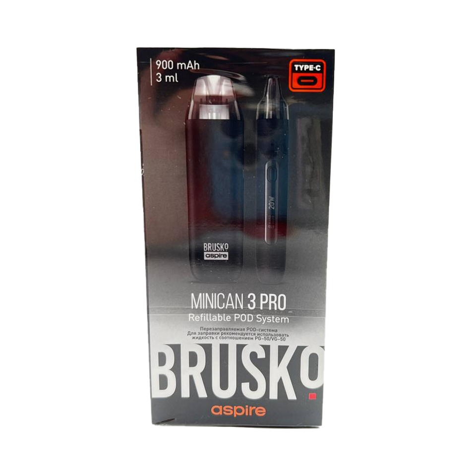 POD Системы Brusko Minikan 3 PRO чёрный