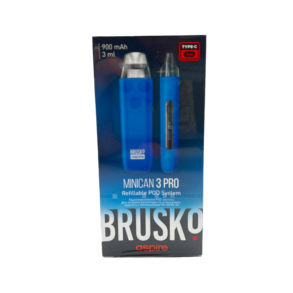 POD Системы Brusko Minikan 3 PRO синий