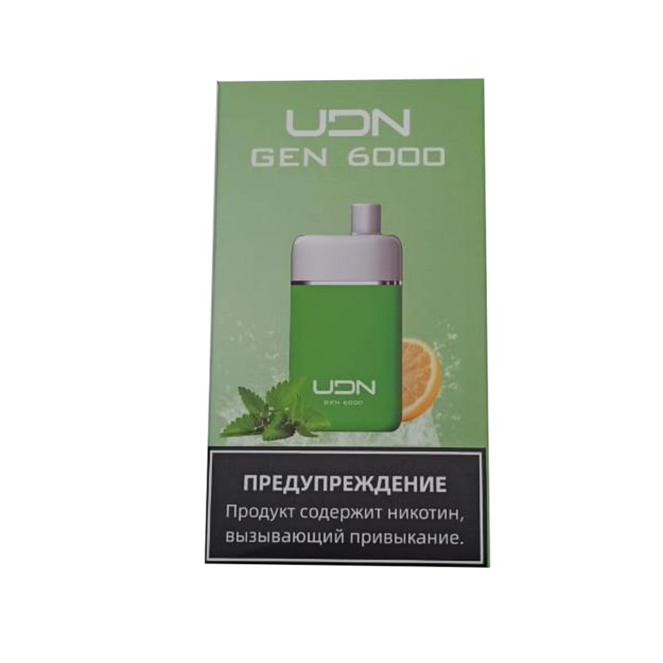 UDN Gen <Mint Lemon> 6000 затяжек