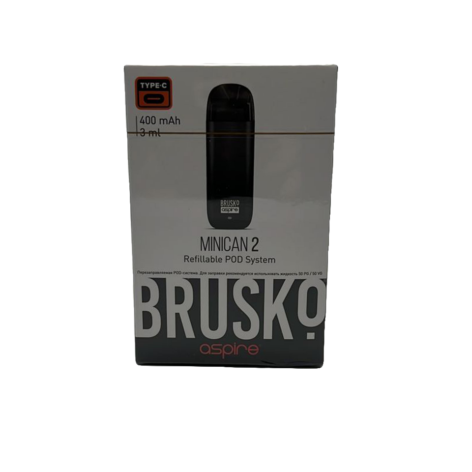 POD Системы Brusko Minikan 2, 400mAh Розово Белый гардиент