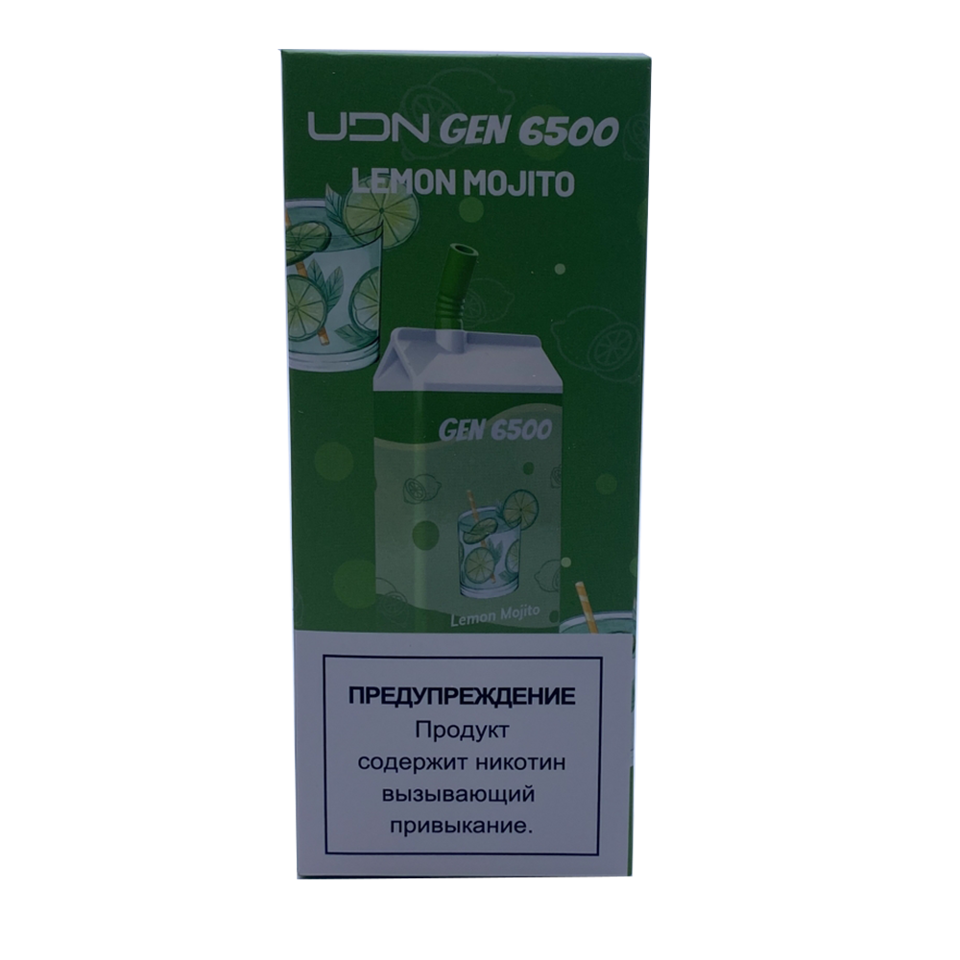 UDN gen - lemon mojito 6500 затяжек