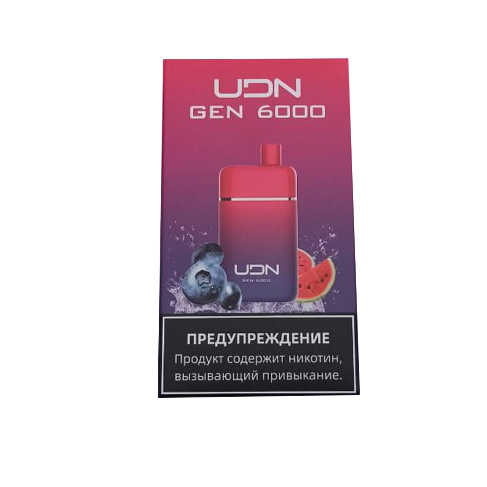 UDN Gen <Blueberry Watermelon> 6000 затяжек